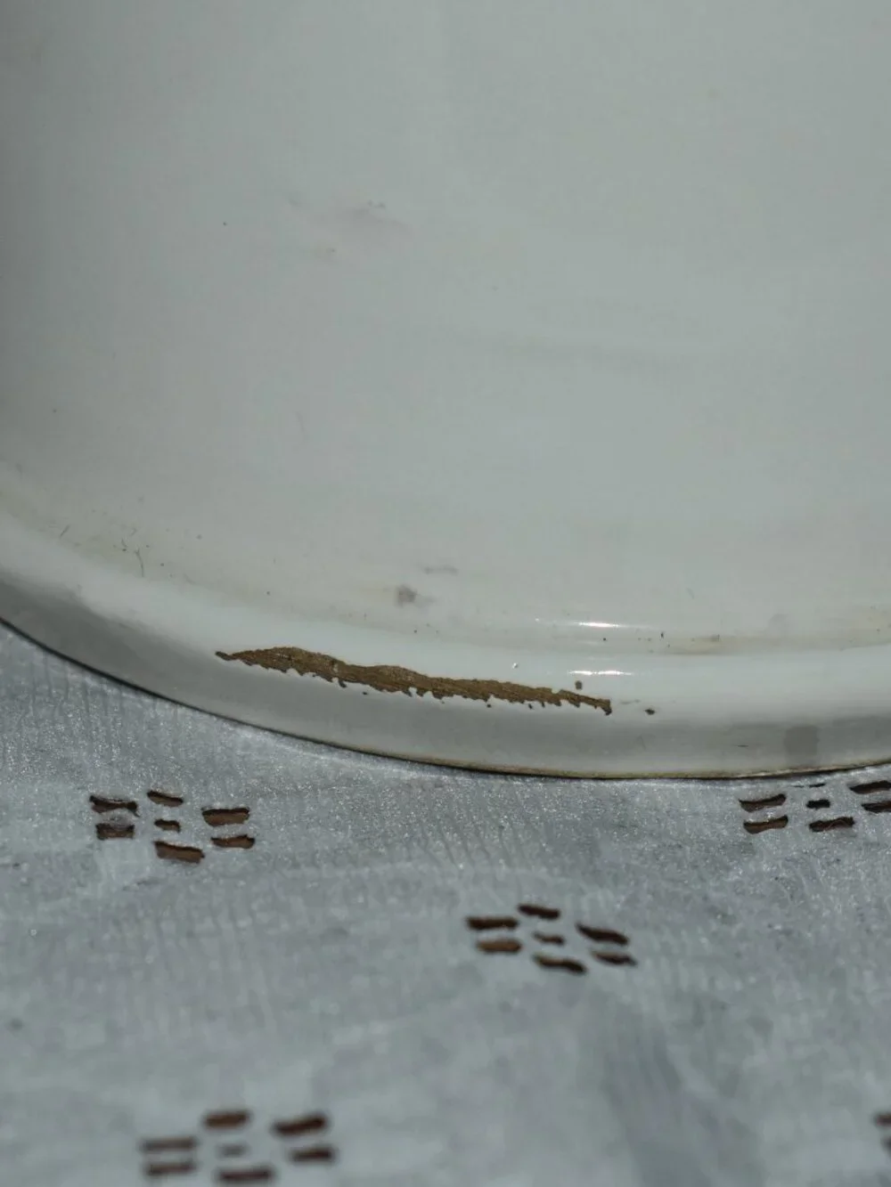 Vintage Pottery Barn Italian Ceramic Crock Wine Chiller Kitchen Utensil Holder